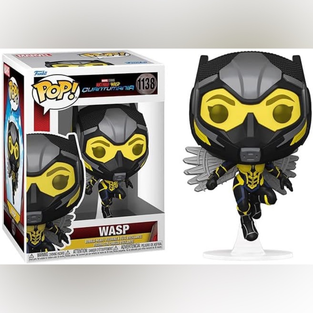 POP Marvel: Ant-Man and The Wasp: Quantumania - Wasp Funko Vinyl Figure - Picture 2 of 6